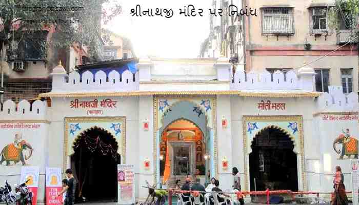 Shrinathji Temple Essay In Gujarati 2023 શ્રીનાથજી મંદિર પર નિબંધ